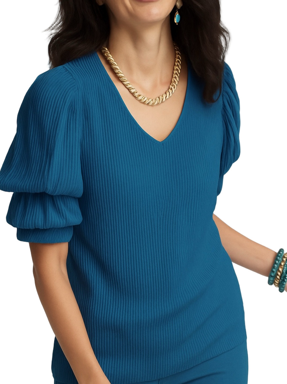 80. NWT WOMENS CHICO’S 4/XXL DETAIL TOP